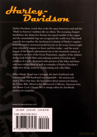 Harley-Davidson: A History Of The World'S Most Famous Motorcycle: 783 (Shire Library Usa) - Margie Siegal [KSIĄŻKA]