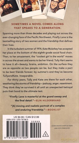 Firefly Lane: A Novel - Kristin Hannah [KSIĄŻKA]