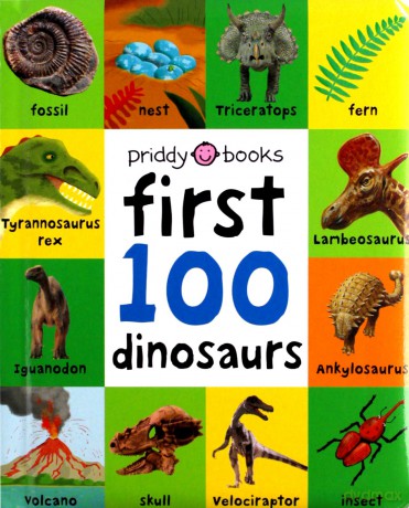First 100 Dinosaurs UK Edition First 100 Soft To Touch - Roger Priddy [KSIĄŻKA]