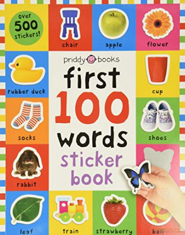 First 100 Stickers: Words: Over 500 Stickers - Roger Priddy [KSIĄŻKA]