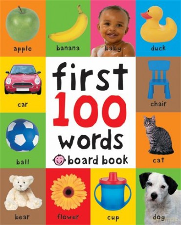 First 100 Words UK Edition Soft to Touch Board Books First 100 Soft To Touch - Roger Priddy [KSIĄŻKA]