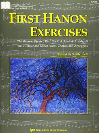 First Hanon Exercises: The Virtuoso Pianist, Part 1 Piano Solo [KSIĄŻKA]