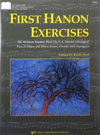 First Hanon Exercises: The Virtuoso Pianist, Part 1 Piano Solo [KSIĄŻKA]