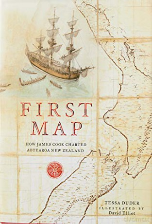 First Map: How James Cook Charted Aotearoa New Zealand - Tessa Duder [KSIĄŻKA]