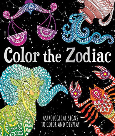 Color The Zodiac: Astrological Signs To Color And Display - Astrid Sinclair [KSIĄŻKA]