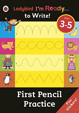First Pencil Practice: Ladybird I'm Ready to Write Sticker Activity Book - Ladybird [KSIĄŻKA]