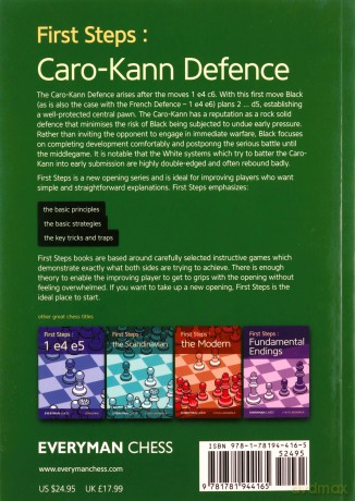 First Steps: Caro-Kann Defence Everyman Chess - Andrew Martin [KSIĄŻKA]