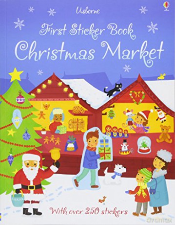 First Sticker Book Christmas Market First Sticker Books First Sticker Books series - James Maclaine [KSIĄŻKA]