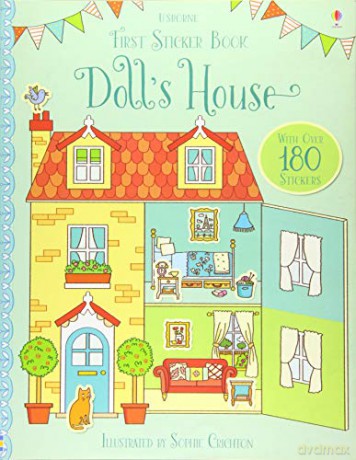 First Sticker Book Doll's House First Sticker Books series - Abigail Wheatley [KSIĄŻKA]