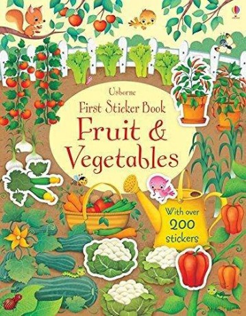 First Sticker Book Fruit and Vegetables First Sticker Books First Sticker Books series - Hannah Watson [KSIĄŻKA]