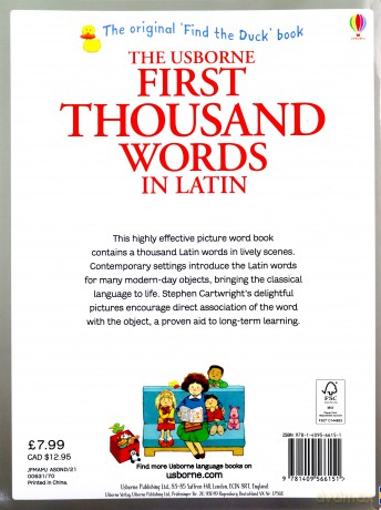 First Thousand Words in Latin - Heather Amery [KSIĄŻKA]