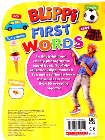 First Words Blippi - Editors of Blippi, [KSIĄŻKA]