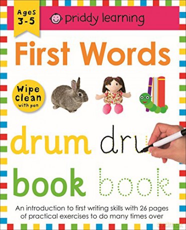 First Words Wipe Clean Workbooks UK EDITION - Roger Priddy [KSIĄŻKA]