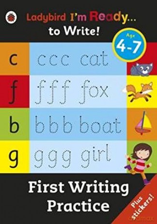 First Writing Practice: Ladybird I'm Ready to Write sticker activity book [KSIĄŻKA]