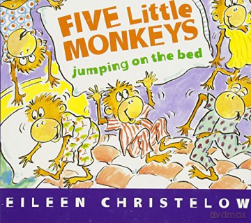 Five Little Monkeys Jumping on the Bed Board Book Five Little Monkeys Story - Christelow Eileen Christelow [KSIĄŻKA]