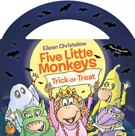 Five Little Monkeys Trick-Or-Treat Glow-In-The-Dark Edition Five Little Monkeys Story - Christelow Eileen Christelow [KSIĄŻKA]