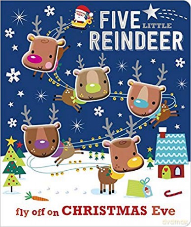 Five Little Reindeer Board Book - Rosie Greening [KSIĄŻKA]