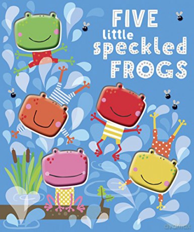Five Little Speckled Frogs Board Book - Make Believe Ideas [KSIĄŻKA]