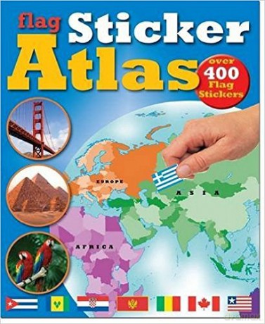Flag Sticker Atlas Sticker Book - Chez Picthall [KSIĄŻKA]
