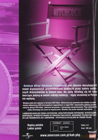 Alfred Hitchcock Przedstawia 01: Incydent w małym areszcie / Właściwe lekarstwo / Partyjka pokera / Zemsta / Była sobie staruszka (booklet) [DVD]