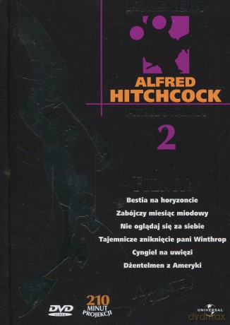 Alfred Hitchcock Przedstawia 02: Bestia na horyzoncie / Zabójczy miesiąc miodowy / Nie oglądaj się za siebie / Tajemnicze zniknięcie pani Winthrop / Cyngiel na uwięzi / Dżentelmen z Ameryki (digibook) [DVD]