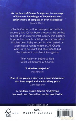 Flowers For Algernon: A Modern Literary Classic - Daniel Keyes [KSIĄŻKA]