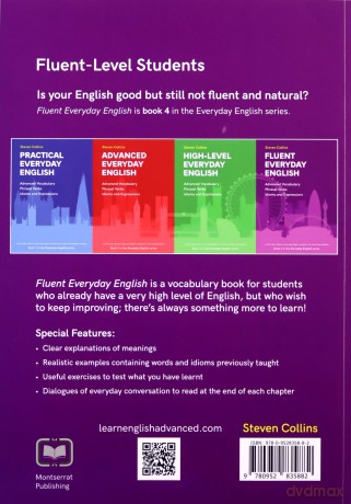 Fluent Everyday English: Book 4 in the Everyday English Advanced Vocabulary series - Steven Collins [KSIĄŻKA]