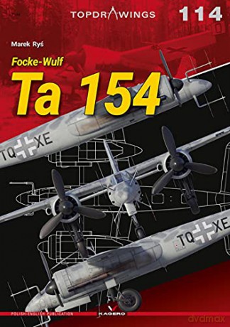 Focke-Wulf Ta 154 Top Drawings - Marek Ryś [KSIĄŻKA]