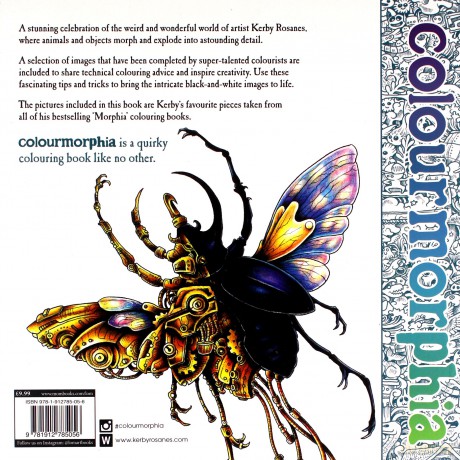 Colourmorphia: Celebrating Kerby Rosanes' Colouring Challenges (Kerby Rosanes Extreme Colouring, 6) - Kerby Rosanes [KSIĄŻKA]