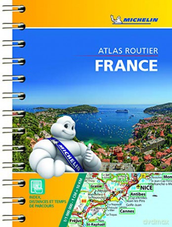France - Mini Atlas: Mini Atlas Spiral Michelin Road Atlases - Michelin [KSIĄŻKA]