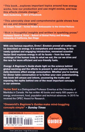 Energy: A Beginner's Guide (Beginner's Guides) - Vaclav Smil [KSIĄŻKA]