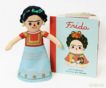 Frida Kahlo Doll and Book Set: For the Littlest Dreamers 45 Little People, BIG DREAMS - Maria Isabel Sanchez Vegara [KSIĄŻKA]