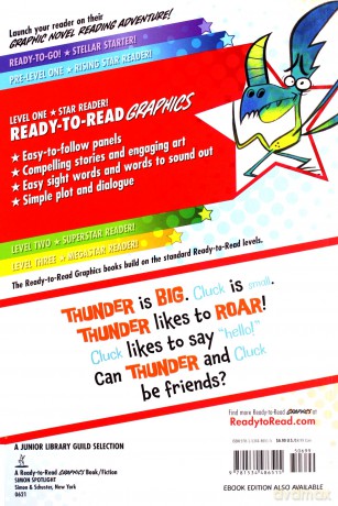 Friends Do Not Eat Friends: Ready-To-Read Graphics Level 1 Thunder and Cluck - Jill Esbaum [KSIĄŻKA]