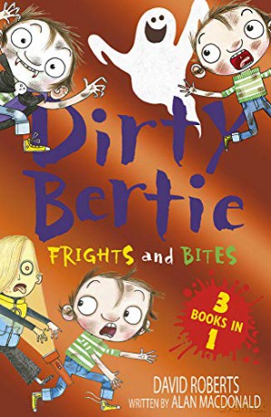 Frights and Bites: Fangs! Scream! Zombie! Dirty Bertie - Alan MacDonald [KSIĄŻKA]