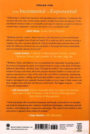 From Incremental to Exponential: How Large Companies Can See the Future and Rethink Innovation - Vivek Wadhwa [KSIĄŻKA]