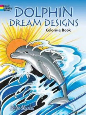 Dolphin Dream Designs Coloring Book - Erik Siuda [KSIĄŻKA]
