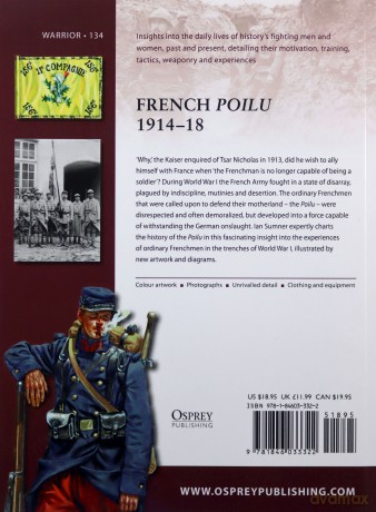 French Poilu 1914-18: No. 134 (Warrior) - Ian Sumner [KSIĄŻKA]