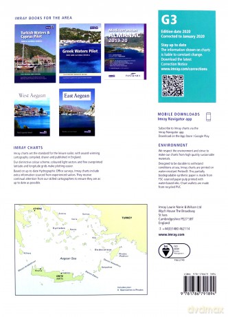 G3 Aegean Sea South 2020 Imray G Charts - Imray [KSIĄŻKA]