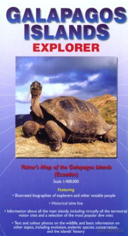 Galapagos Islands Explorer: Visitor's Map of the Galapagos Islands: Visitor's Map of the Galapagos Islands Ecuador Ocean Explorer Maps - Nigel Sitwell [KSIĄŻKA]