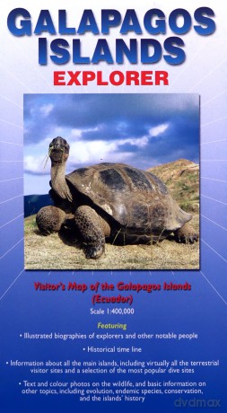 Galapagos Islands Explorer: Visitor's Map of the Galapagos Islands: Visitor's Map of the Galapagos Islands Ecuador Ocean Explorer Maps - Nigel Sitwell [KSIĄŻKA]