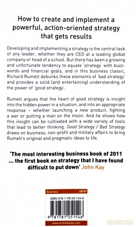 Good Strategy/Bad Strategy: The Difference And Why It Matters - Richard Rumelt [KSIĄŻKA]