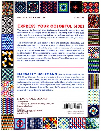 Geometric Knit Blankets: 30 innovative and fun-to-knit designs - Margaret Holzmann [KSIĄŻKA]