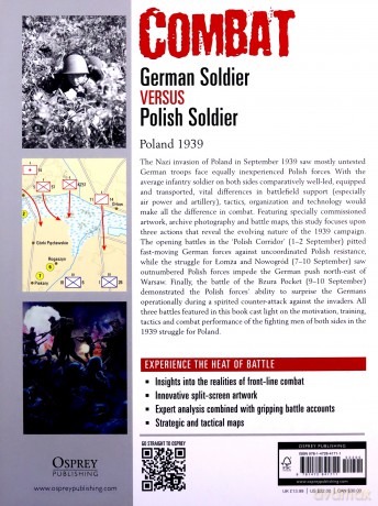 German Soldier vs Polish Soldier: Poland 1939 Combat - David R. Higgins [KSIĄŻKA]