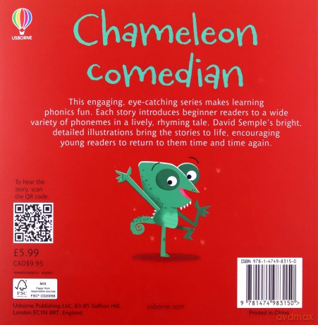 Chameleon Comedian (Phonics Readers) - Punter Russell [KSIĄŻKA]