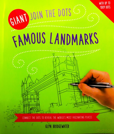 Giant Join the Dots: Famous Landmarks: Connect the Dots to Reveal the World's Most Fascinating Places - Glyn Bridgewater [KSIĄŻKA]