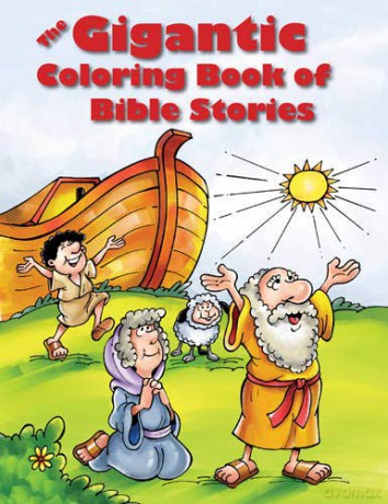 Gigantic Coloring Book Of Bible Stories, The - Tyndale [KSIĄŻKA]