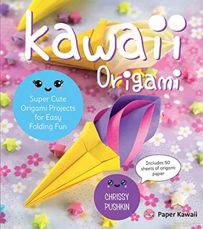 Kawaii Origami: Super Cute Origami Projects For Easy Folding Fun - Chrissy Pushkin [KSIĄŻKA]