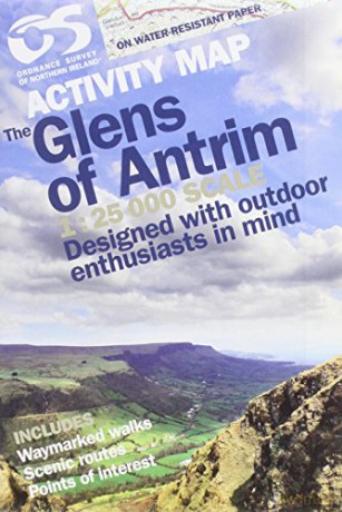 Glens of Antrim 2012 Irish Activity Map - Ordnance Survey of Northern Ireland [KSIĄŻKA]