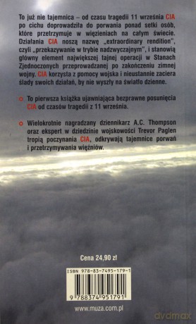 Tajne Loty Cia Kulisy Wojny Z Terroryzmem - Trevor Paglen, A.C. Thompson [KSIĄŻKA]