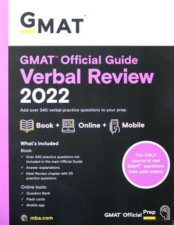 GMAT Official Guide Verbal Review 2022: Book + Online Question Bank [KSIĄŻKA]